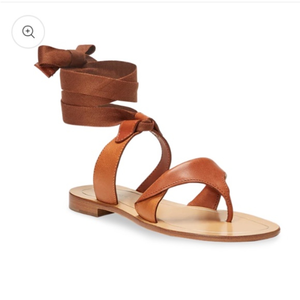 Sarah Flint Grear Sandal. Saddle Vachetta. Size 37